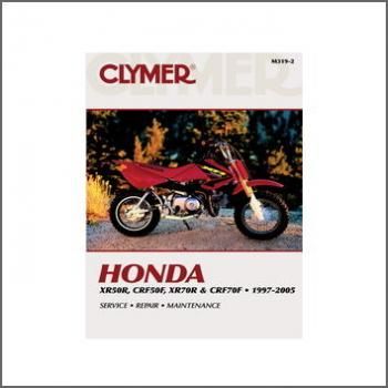 1997 2005 Clymer crf50f crf70f honda motorcycle repair xr50r xr70r #2