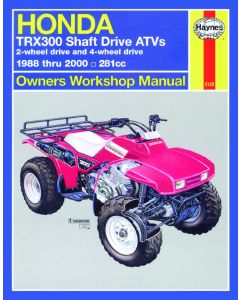 Honda ATVs (1988-2000) Repair Manual Haynes Reparaturanleitung