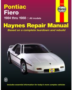 Pontiac Fiero (1984-1988) Repair Manual Haynes Reparaturanleitung