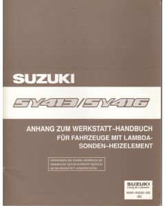 Suzuki Baleno (95-01) -  Werkstatthandbuch Lambda Sonden Heizelement von 1995