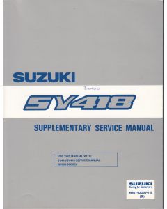 Suzuki Baleno (95-01) - Supplementary Service Manual SY 418