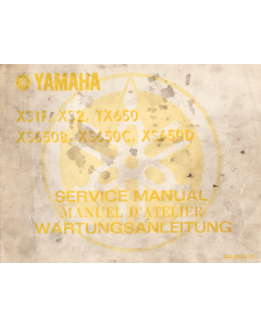 Yamaha XS1F / XS2 / TX 650 / XS650 B/C/D (1969-1977) Wartungsanleitung