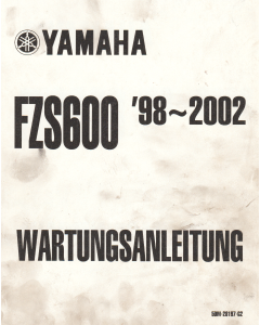 Yamaha FZS 600 (1998-2002) Wartungsanleitung