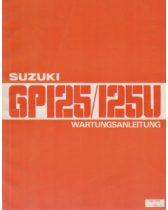 Suzuki GP 125 / 125 U (1997-1999) Wartungsanleitung