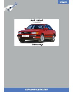 Audi 100 / A6 (1990-1997) Reparaturleitfaden Bremsen Bremsanlage ABS System