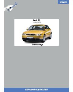 Audi A3 (1996-2003) Reparaturleitfaden Bremsen, Bremsanlage und ABS System