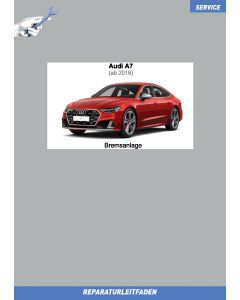 Audi A7 (ab 2018) Reparaturleitfaden Bremsen, Bremsanlage und ABS System