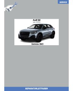 Audi Q2 (ab 2016) Reparaturleitfaden Getriebe 0MD (Elektro) 