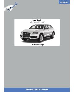 Audi Q5 (2008-2016) Reparaturleitfaden Bremsen, Bremsanlage, ABS System