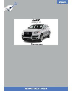 Audi Q7 (2005-2015) Reparaturleitfaden Bremsen, Bremsanlage und ABS System