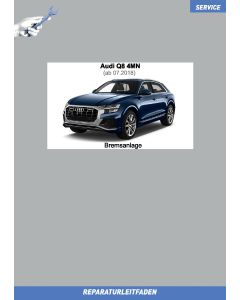 Audi Q8 (ab 2018) Reparaturleitfaden Bremsanlage, Bremsen und ABS System