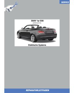 BMW 1er E88 Cabrio (2008-2013) Werkstatthandbuch Elektrische Systeme