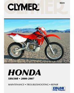 Honda XR650R (00-07) Repair Manual Clymer Reparaturanleitung