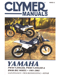 Yamaha PW50, PW80 Y-Zinger, BW80 (81-02) Clymer Owners Service & Repair Manual