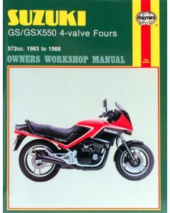 Suzuki GS GSX550 4-valve Fours (83-88) Repair Manual Haynes 