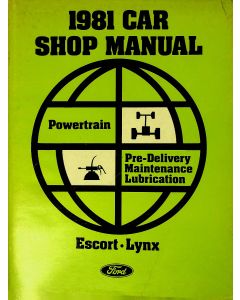 Ford Shop Manual 1981