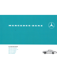 Mercedes Benz W110 / W111 (1959-1967) Wartungsheft