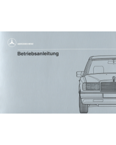 Mercedes Benz W124 D Typ 200-300 D (1984-1989) Betriebsanleitung