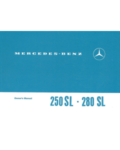 Mercedes Benz W113 250/280 SL (1966-1971) Owners Manual