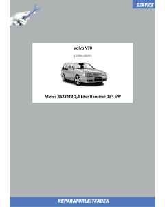 Volvo V70 (1997-2000) Reparaturleitfaden Motor 2,3 L Benziner 184 kW B5234T3