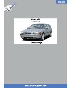 Volvo V70 (2000-2008) Reparaturleitfaden Bremsen, Bremsanlage, ABS System